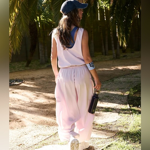 Free People Movement Scrimmage Onesie Faded Mauve XS S - Picture 2 of 6